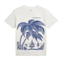 Ralph Lauren 'Beach Print Cotton Jersey T-Shirt' für Kleiner Jungen