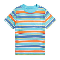 Ralph Lauren 'Striped Cotton Jersey Pocket T-Shirt' für Kleiner Jungen