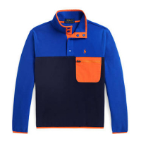 Ralph Lauren 'Color Blocked Fleece Pullover' für großes Jungen