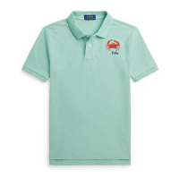 Ralph Lauren 'Crab Embroidered Cotton Mesh Polo Shirt' für großes Jungen