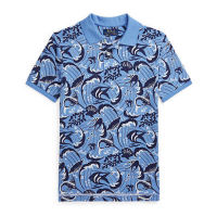 Ralph Lauren 'Reef Print Cotton Mesh Polo Shirt' für großes Jungen