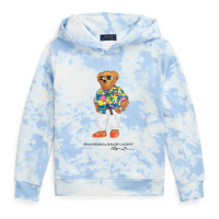 Ralph Lauren 'Tie Dye Printed Polo Bear Fleece Hoodie' für großes Jungen