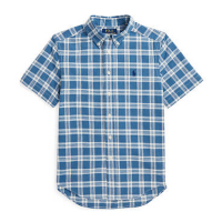 Ralph Lauren 'Plaid Cotton Short Sleeve Shirt' für großes Jungen