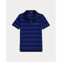 Ralph Lauren 'Striped Cotton Mesh Polo Shirt' für Kleiner Jungen