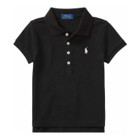 Polo Ralph Lauren Kids 'Short Sleeve Mesh Polo Shirt' für Kleine Mädchen