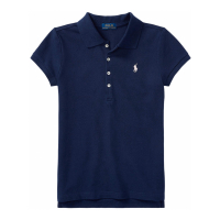 Polo Ralph Lauren Kids 'Short Sleeve Mesh Polo Shirt' für große Mädchen