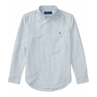 Polo Ralph Lauren Kids 'Striped Cotton Oxford Shirt' für großes Jungen