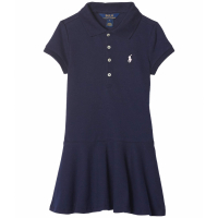 Polo Ralph Lauren Kids 'Short Sleeve Polo Dress' für Kleine Mädchen