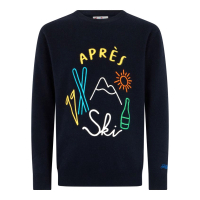 Mc2 Saint Barth Men's 'Heron With Apres Ski Embroidery' Sweater