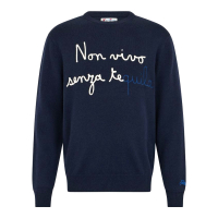 Mc2 Saint Barth Men's 'Heron With Embroidery I Can'T Live Without Tequila' Sweater