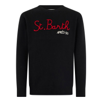 Mc2 Saint Barth Men's 'Heron Apres Ski Embroidery' Sweater