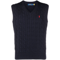 Polo Ralph Lauren 'Pony-Motif Cable-Knit' Weste für Herren