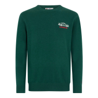 Mc2 Saint Barth Men's 'Heron With Cortina'83 Speed ​​Embroidery' Sweater