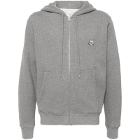 Maison Kitsuné 'Bold Fox Head-Patch Zip-Up' Kapuzenpullover für Herren