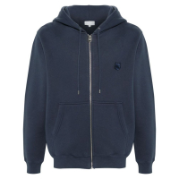 Maison Kitsuné 'Fox-Appliqué Zipped' Kapuzenpullover für Herren