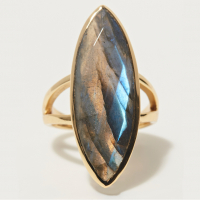 Rainbow Stone Women's 'Donatienne' Adjustable Ring