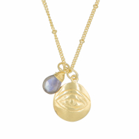 Rainbow Stone Women's 'Iva' Necklace