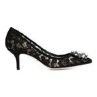 Dolce&Gabbana Women's 'Rainbow Lace 60Mm Brooch-Detail' Pumps