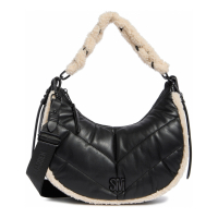 Steve Madden 'Bleyla Faux Shearling' Schultertasche für Damen