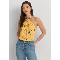 LAUREN Ralph Lauren Top dos nu 'Floral Crinkle Georgette' pour Femmes