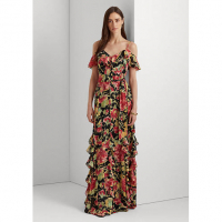 LAUREN Ralph Lauren Robe de soirée 'Floral Off-the-Shoulder' pour Femmes