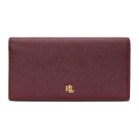 LAUREN Ralph Lauren Portefeuille 'Crosshatch Slim Snapped-Closure' pour Femmes