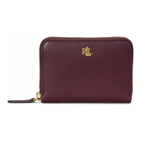 LAUREN Ralph Lauren Portefeuille 'Full-Grain Small Zip Continental' pour Femmes