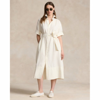 Polo Ralph Lauren Robe chemise 'Belted' pour Femmes