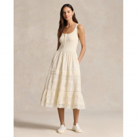 Polo Ralph Lauren Robe sans manches 'Lace-Trim Henley' pour Femmes