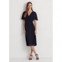 LAUREN Ralph Lauren Robe 'Belted Georgette' pour Femmes