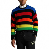 Polo Ralph Lauren Pull 'Logo Striped Wool-Blend' pour Hommes