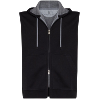 Brunello Cucinelli Men's 'Sleeveless Zipped' Hoodie