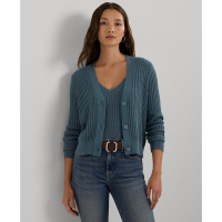 LAUREN Ralph Lauren Cardigan 'Cropped Long-Sleeve' pour Femmes