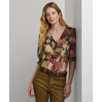 LAUREN Ralph Lauren Top 'Ruffled Floral' pour Femmes