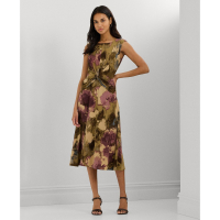 LAUREN Ralph Lauren Robe 'Floral Twist-Front Jersey' pour Femmes