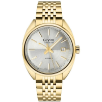 Gevril Five Points Men's Silver Dial,  IPYG Bracelet Watch