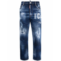 Dsquared2 Women's 'Logo-Print Distressed' Jeans