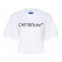 Off-White Women's 'Logo-Print' Crop T-shirt