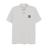 Stone Island Men's 'Compass-Motif' Polo Shirt