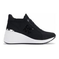 DKNY Women's 'Kasia Lace-Up' Wedged Sneakers