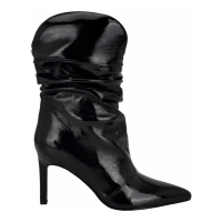 Guess Women's 'Narissa Pointy Toe Western Heeled Scrunch' High Heeled Boots