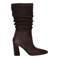 Guess Women's 'Yeppy Mid-Calf Slouchy Block Heel Dress' High Heeled Boots