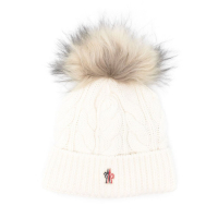 Moncler Grenoble 'Pompom-Detail' Mütze für Damen