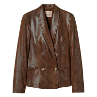 Twin Set 'Lizard-Skin Effect' Klassischer Blazer für Damen