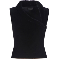 Emporio Armani Women's 'Asymmetric Neck' Sleeveless Top