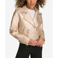 Levi's Women's 'Faux-Leather Belted Hem Moto' Jacket