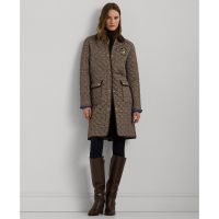 LAUREN Ralph Lauren Women's 'Collared Quilted' Coat