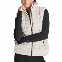 DKNY Women's 'Horizontal Channel Quilted Mock Neck' Puffer Vest