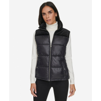 Calvin Klein Women's 'Velvet Trim' Puffer Vest