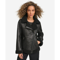 Levi's Women's 'Faux Shearling Asymmetrical Moto' Jacket